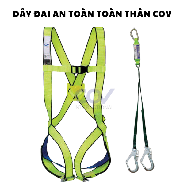 Dây đai an toàn toàn thân COV 1 móc sắt